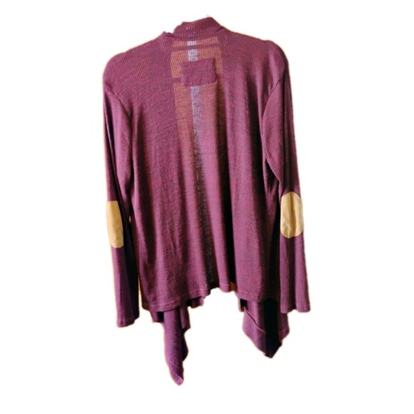 Sweet Wanderer Women's Maroon Long Sleeve Cardigan, Size‎ M - Picture 2 of 6